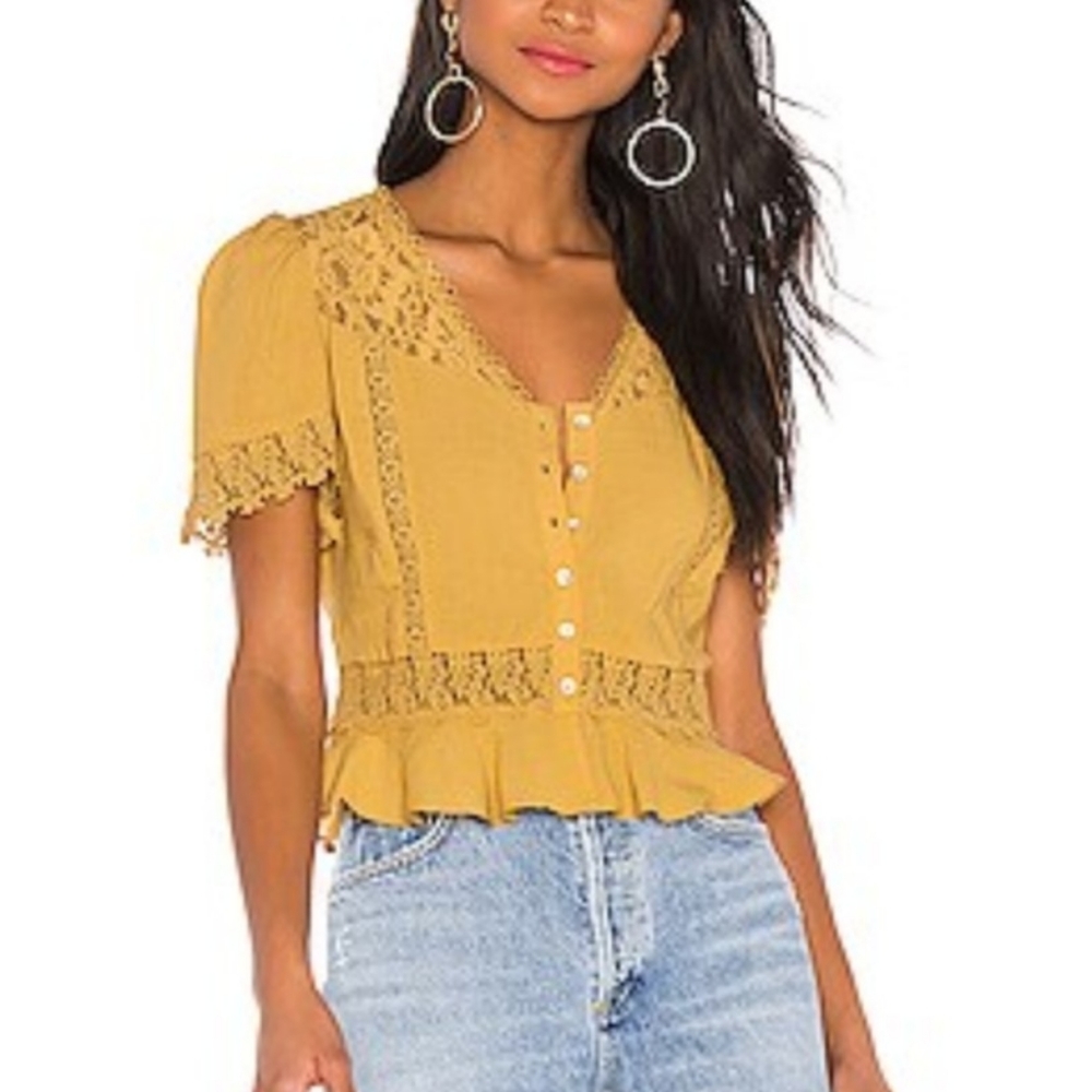 Revolve Heartloom crochet top